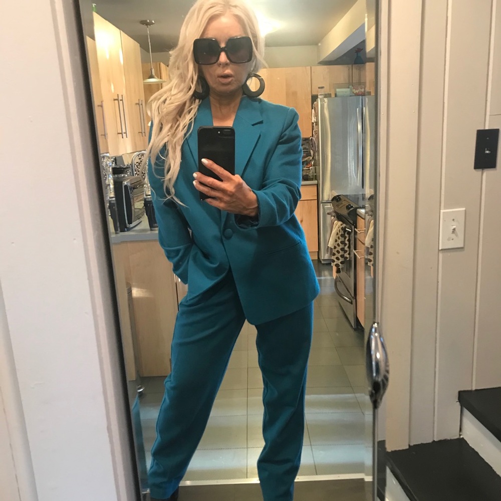 Mark Reed vintage wool pantsuit sz 10